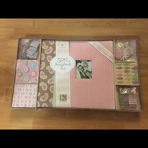 500 pieces scrapbook kit almost new